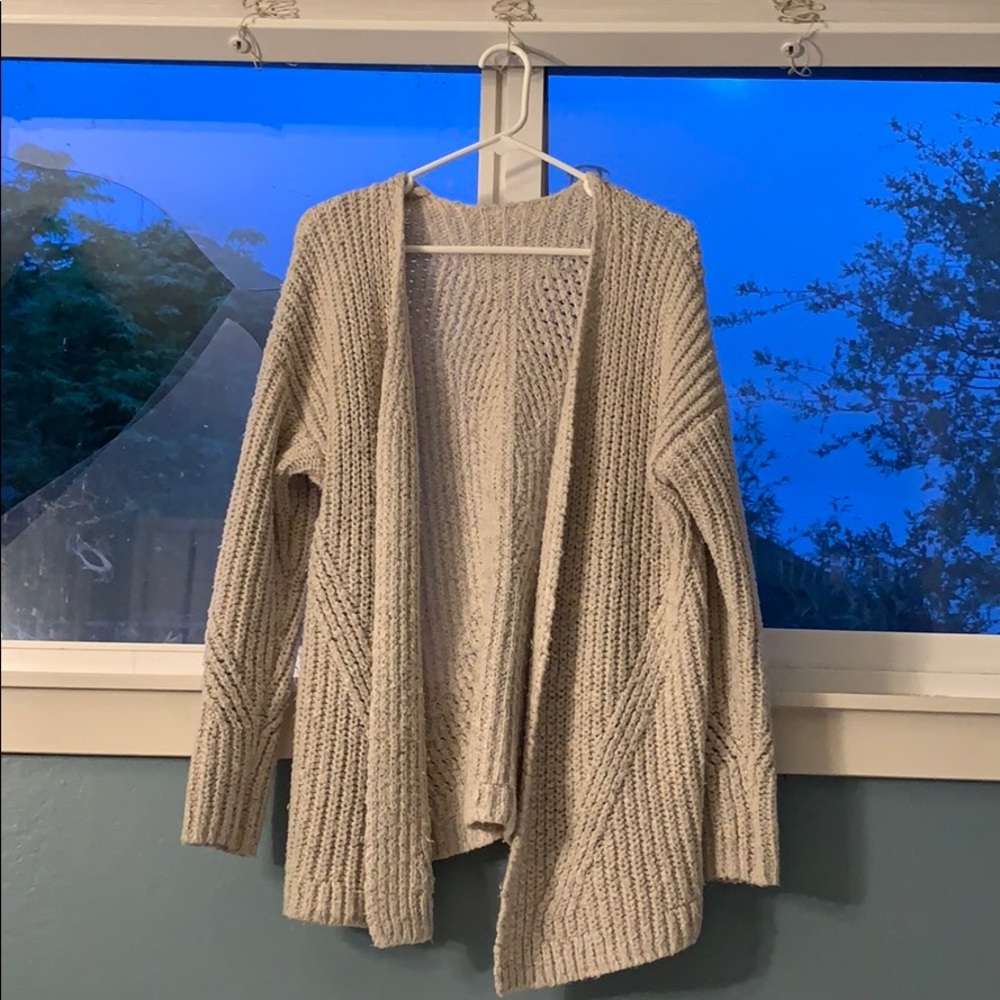 Cream Heavyweight Cardigan